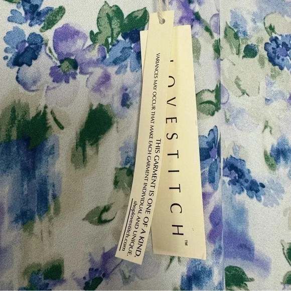 Love stitch Womens Floral Maxi dress size Medium to Large - Picture 10 of 14